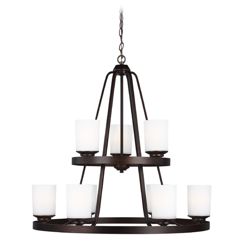 Generation Lighting Kemal Bronze Chandelier by Generation Lighting 3130709-710