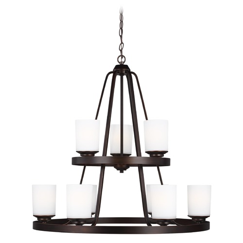 Generation Lighting Kemal Bronze Chandelier by Generation Lighting 3130709-710