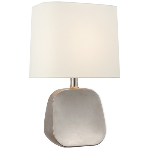 Visual Comfort Signature Collection Aerin Almette Medium Table Lamp in Silver Leaf by Visual Comfort Signature ARN3318BSLL