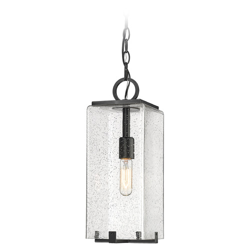Sana Black Outdoor Hanging Light by Z-Lite