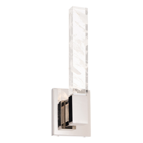 Schonbek Beyond Baton Polished Nickel LED Sconce