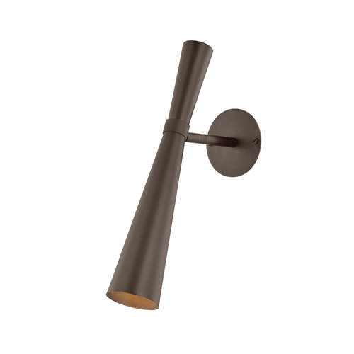 Troy Lighting Dieter 16.25-Inch Wall Lamp in Bronze by Troy Lighting B4116-BRZ