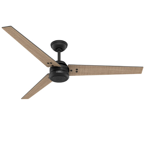 Hunter Fan Company Cassius Matte Black Ceiling Fan Without Light