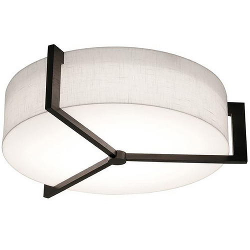 AFX Lighting Afx Lighting Apex Espresso Flushmount Light APF1214MBES-LW