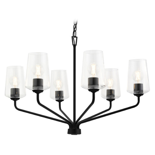 Progress Lighting Progress Lighting Celino Black Chandelier P400443-031