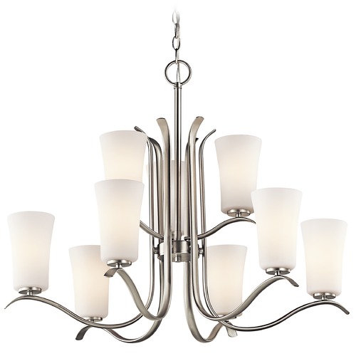 Kichler Lighting Armida 32.50-Inch Chandelier in Brushed Nickel by Kichler Lighting 43075NI