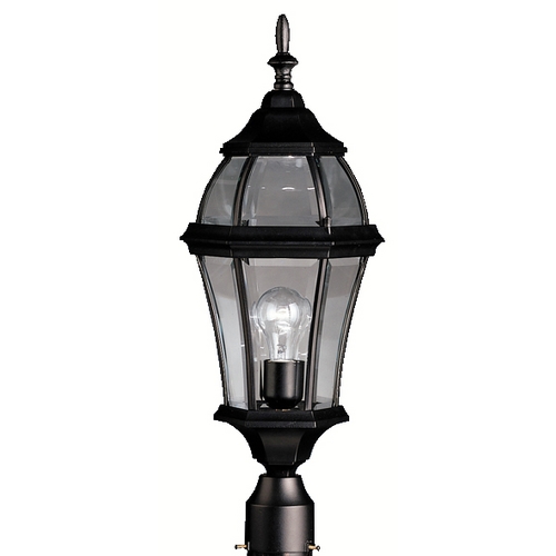 Kichler Lighting Townhouse 24.25-Inch Post Light in Black by Kichler Lighting 9992BK