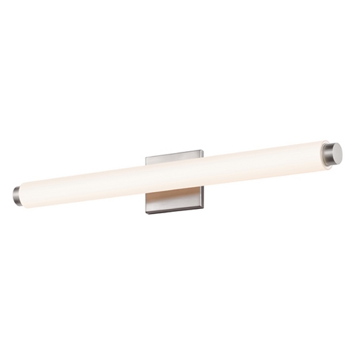 Sonneman Lighting Tubo Satin Nickel LED Bathroom Light by Sonneman Lighting 2431.13-DT