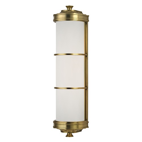 Albany 2-Light Sconce in Aged Brass by Hudson Valley Lighting