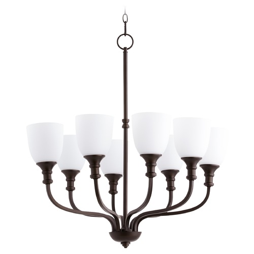 Richmond Oiled Bronze Chandelier by Quorum Lighting