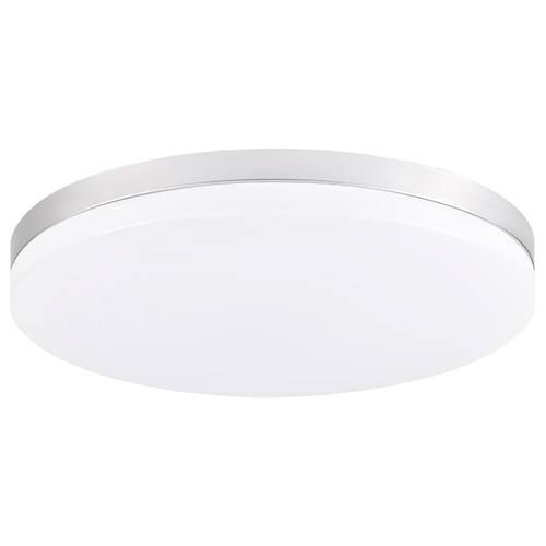 Xelan Painted Silver LED Flush Mount by Matteo Lighting
