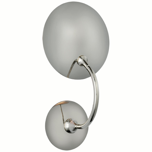 Visual Comfort Signature Collection Thomas OBrien Keira Sconce in Nickel by Visual Comfort Signature TOB2780PN