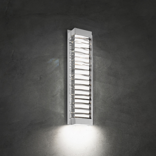Echelon 24-Inch LED Wall Sconce in Polished Nickel by Schonbek Beyond