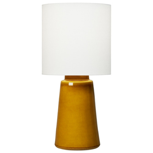 Vessel Medium Table Lamp in Olive by Visual Comfort Studio
