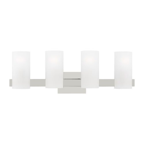 Rhode 4-Light Vanity Light in Chrome by Visual Comfort Studio