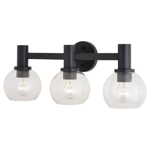 Vaxcel Lighting Marshall Matte Black Bathroom Light by Vaxcel Lighting W0462