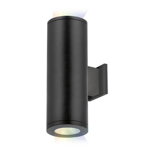 WAC Lighting Tube Architectural 5-Inch LED Color Changing Up and Down Wall Light DS-WD05-FA-CC-BK