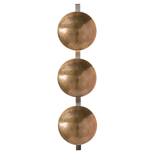 Arteriors Home Lighting Diesel Hammered Wall Sconce in Vintage Brass by Arteriors Home 42080