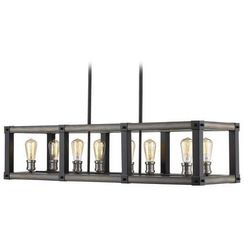 Kirkland Ashen Barnboard Linear Light by Z-Lite