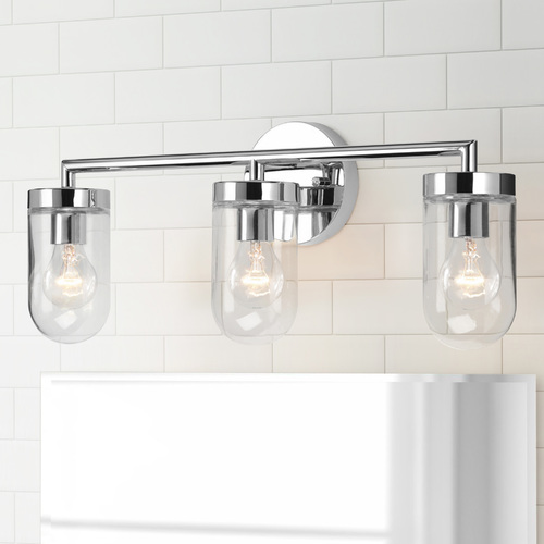 Progress Lighting Signal Polished Chrome 3-Light Bathroom Light by Progress Lighting P300176-015