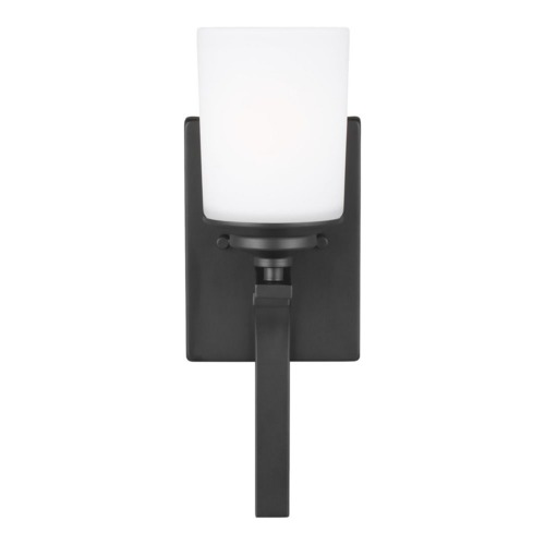 Generation Lighting Kemal Midnight Black LED Sconce by Generation Lighting 4130701-112