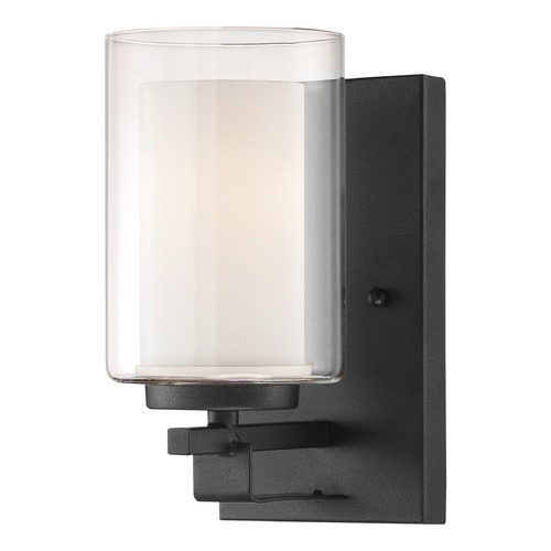 Parsons Studio Sand Coal Sconce by Minka Lavery