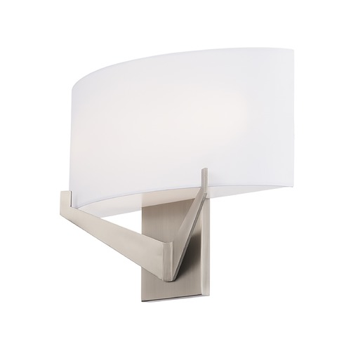 WAC Lighting Fitzgerald 16-Inch LED Wall Sconce in Brushed Nickel 3CCT 2700K by WAC Lighting WS-47116-27-BN