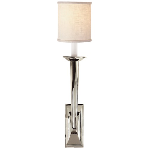 Visual Comfort Signature Collection Studio VC French Deco Horn Sconce in Polished Nickel by Visual Comfort Signature S2020PNL