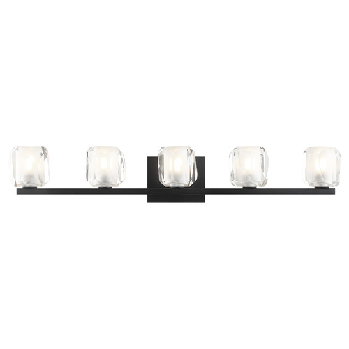 Matteo Lighting Matteo Lighting Carleton Matte Black Bathroom Light S04105MB
