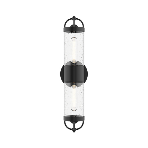 Alora Lighting Lancaster Textured Black Outdoor Wall Light