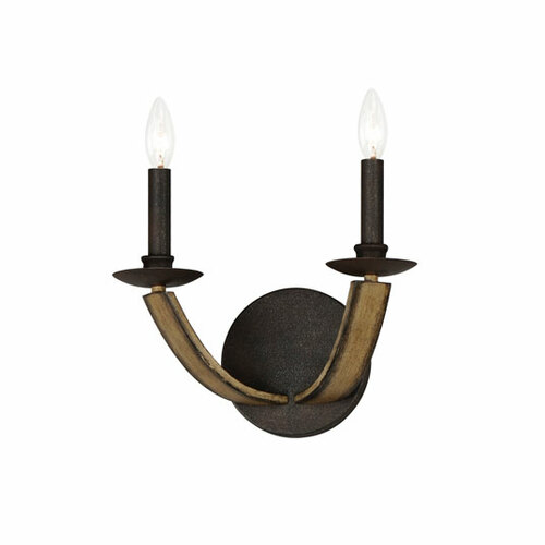Maxim Lighting Basque 2-Light Wall Sconce in Driftwood & Anthracite by Maxim Lighting 20341DWAR