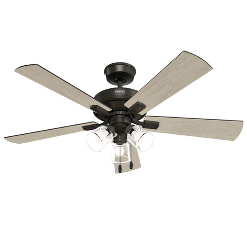 Hunter Fan Company Hunter Fan Company Crestfield Noble Bronze LED Ceiling Fan with Light 52536