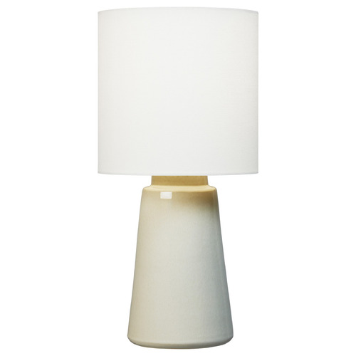 Vessel Medium Table Lamp in Shellish Grey by Visual Comfort Studio