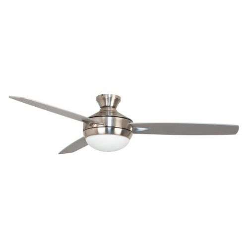 Targas 52-Inch Convertible Indoor LED Fan in Nickel by Craftmade