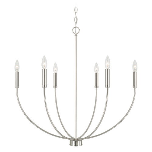 Homeplace By Capital Lighting Ansley Brushed Nickel Chandelier