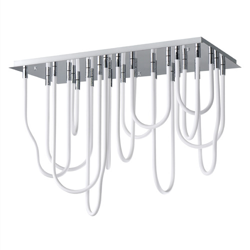 Et2 Soleil Polished Chrome LED Flushmount Light