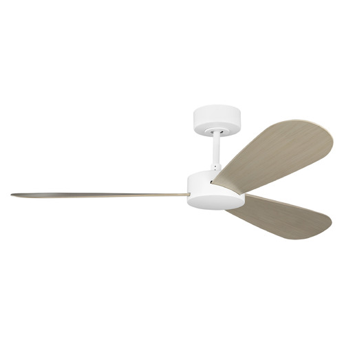 Visual Comfort Fan Collection Barbara Barry Paddle Smart 52 Matte White Ceiling Fan Without Light