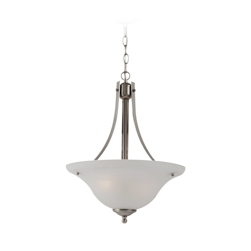 Generation Lighting Windgate Pendant Light in Brushed Nickel by Generation Lighting 65941-962