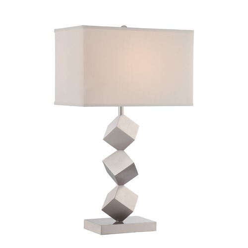 Lite Source Lighting Agostino Satin Nickel Table Lamp by Lite Source Lighting LS-22602