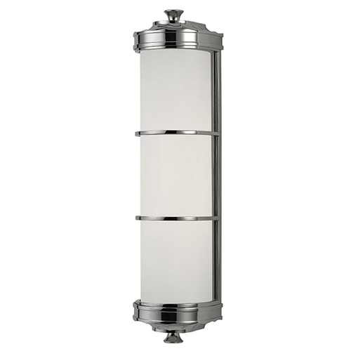 Albany 2-Light Sconce in Polished Nickel by Hudson Valley Lighting