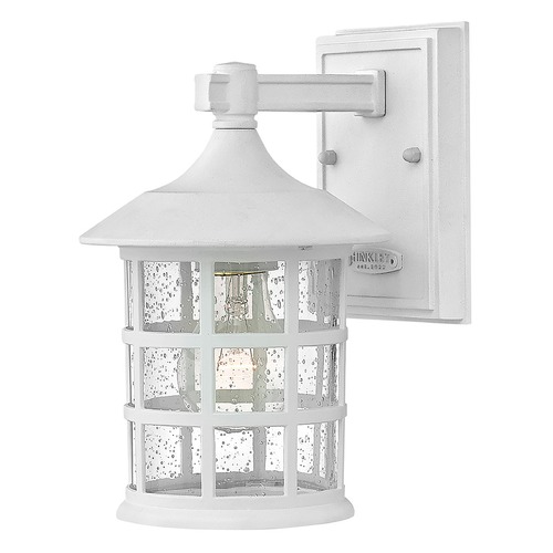 Freeport Coastal Elements 9.25-Inch Wall Lantern in White by Hinkley Lighting