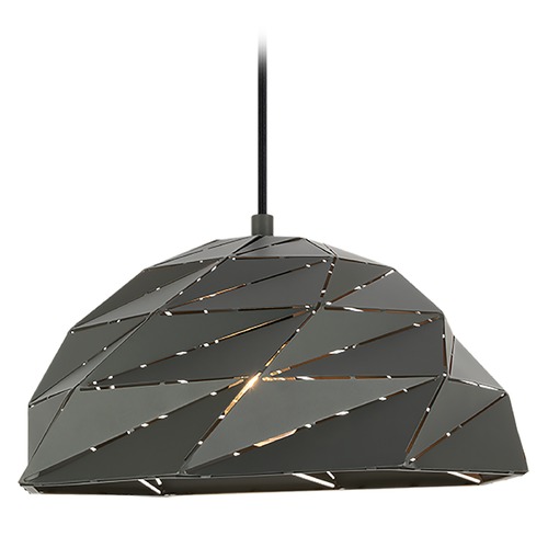 Riku Dark Grey Pendant by Matteo Lighting