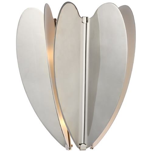 Visual Comfort Signature Collection Kate Spade New York Danes Sconce in Polished Nickel by Visual Comfort Signature KS2130PN