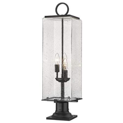 Sana Black Post Light by Z-Lite