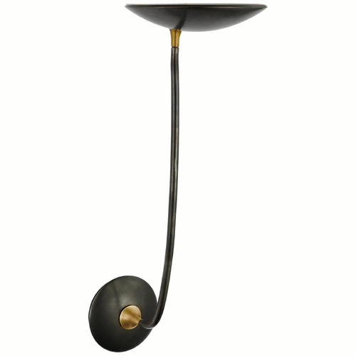 Visual Comfort Signature Collection Thomas OBrien Keira Sconce in Bronze by Visual Comfort Signature TOB2783BZ/HAB