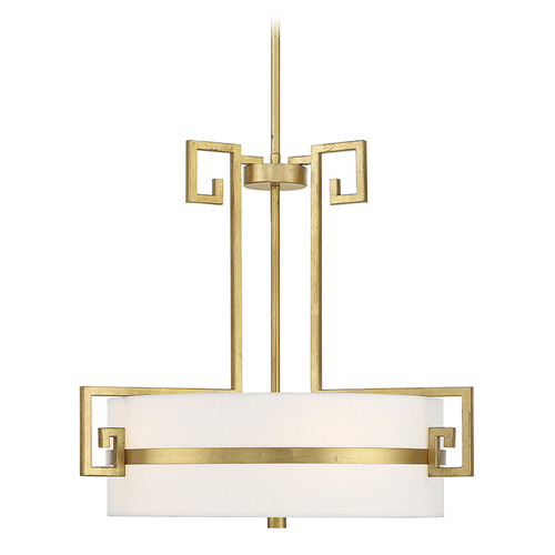 Savoy House Quatrain 4-Light Pendant in True Gold by Savoy House 7-2303-4-260