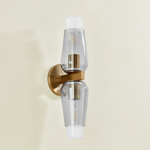 Troy Lighting Rex Patina Brass LED Sconce