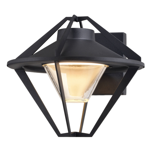 Jackson Textured Black LED Outdoor Wall Light by Vaxcel Lighting