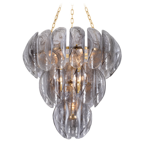Corbett Lighting Anatase Vintage Gold Leaf LED Chandelier