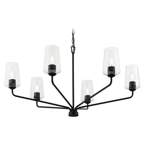 Progress Lighting Progress Lighting Celino Black Chandelier P400444-031